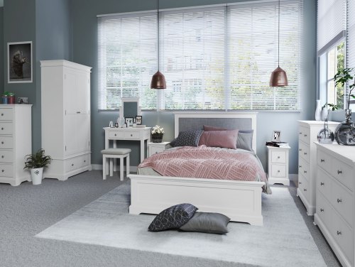 Kenmore Catlyn White Assembled Bedroom Furniture