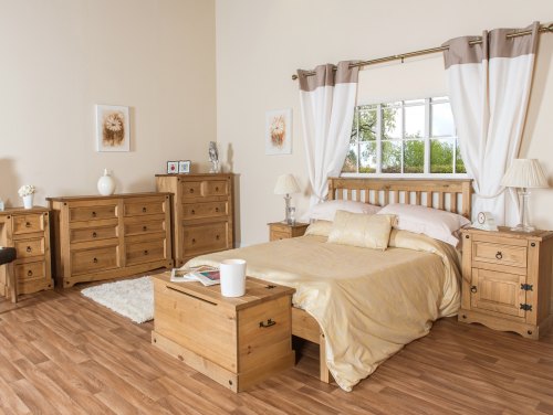 Core Corona Pine Flat Packed Bedroom Furniture