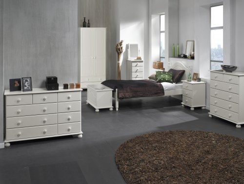 Furniture To Go Copenhagen White Flat Packed Bedroom Furniture