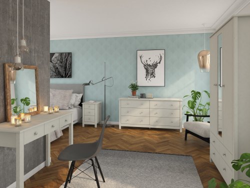 Furniture To Go Florence Soft Grey Flat Packed Bedroom Furniture