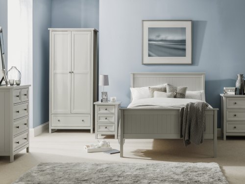 Julian Bowen Maine Dove Grey Flat Packed Bedroom Furniture