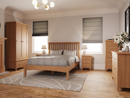 Kenmore Dakota Oak Assembled Bedroom Furniture