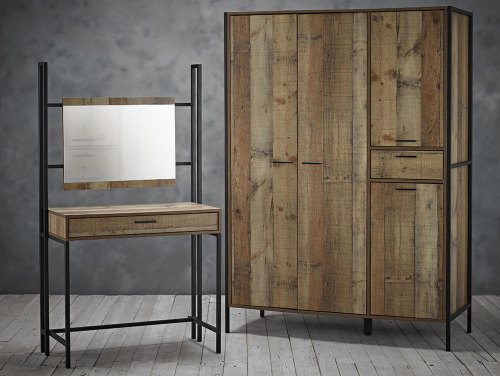 LPD Hoxton Rustic Flat Packed Bedroom Furniture