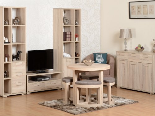 Seconique Cambourne Sonoma Oak Flat Packed Living Room Furniture