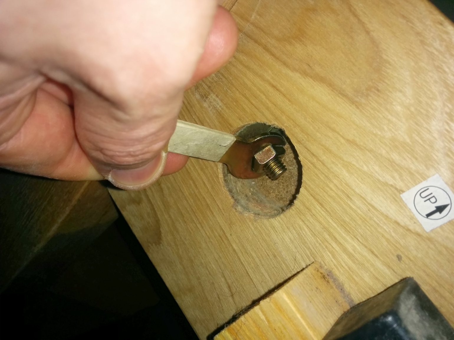 Tightening Bed Bolt