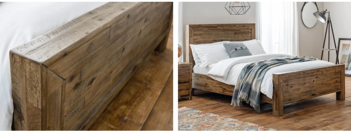  Julian Bowen Hoxton Rustic Bed Frame
