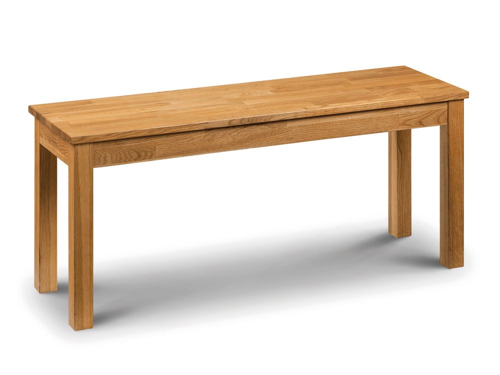 Julian Bowen Julian Bowen Coxmoor Oak Dining Table and 2 Chairs plus Bench Set