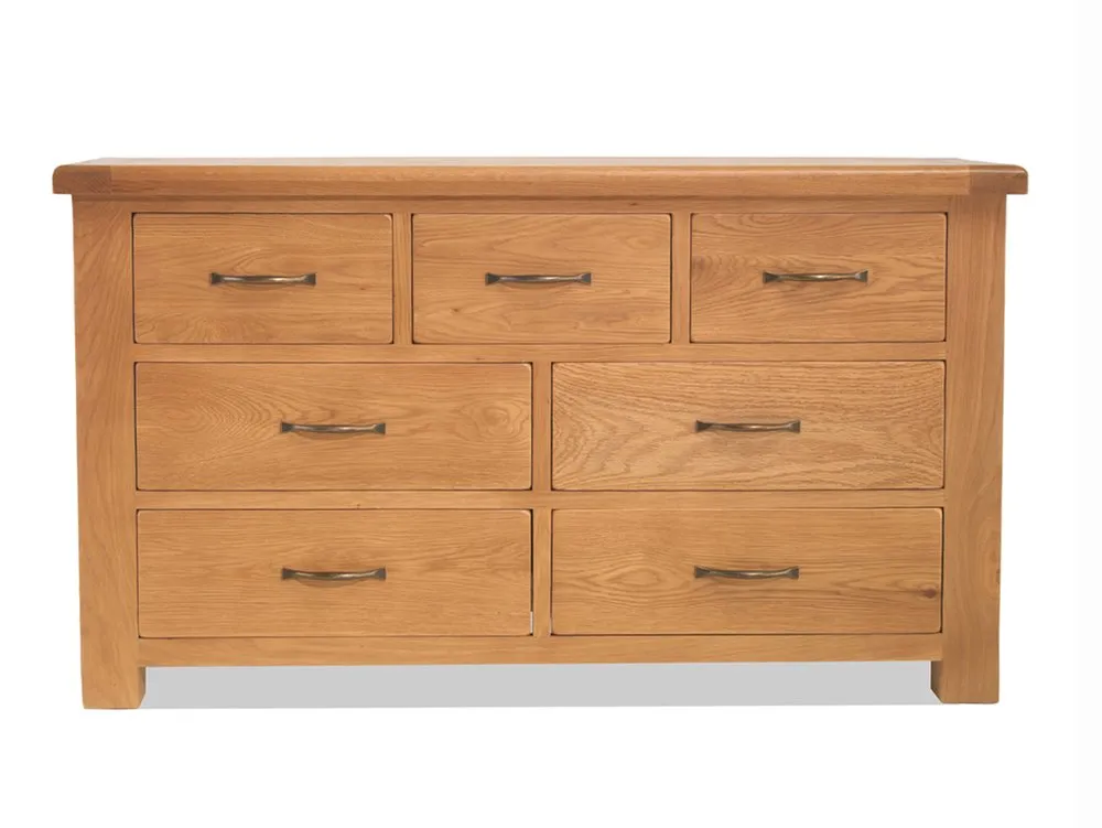 Archers Archers Ambleside 7 Drawer Oak Wooden Chest of Drawers (Assembled)