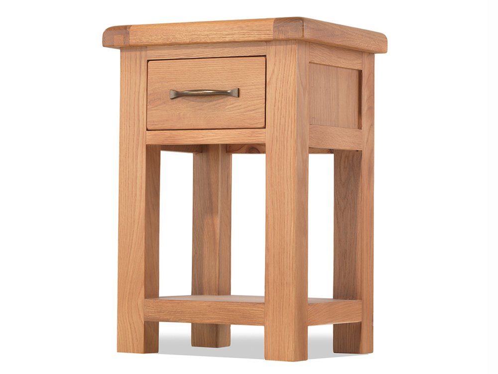 Archers Archers Ambleside 1 Drawer Oak Wooden Bedside Cabinet (Assembled)