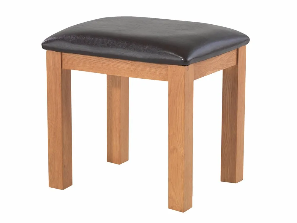 Archers Archers Ambleside Oak Wooden Dressing Table Stool (Assembled)