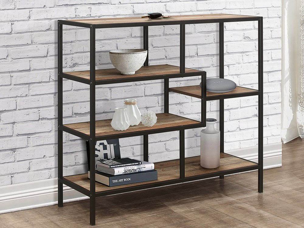Birlea Birlea Urban Rustic Wide Shelving Unit (Flat Packed)