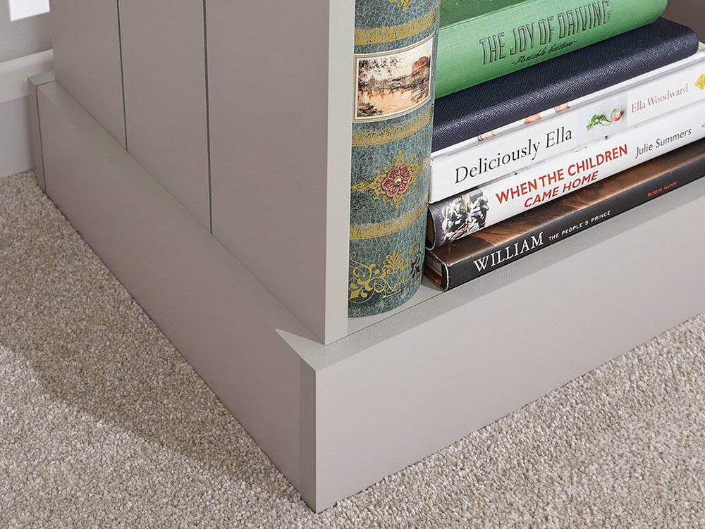 GFW GFW Kendal Grey and Oak Lamp Table (Flat Packed)