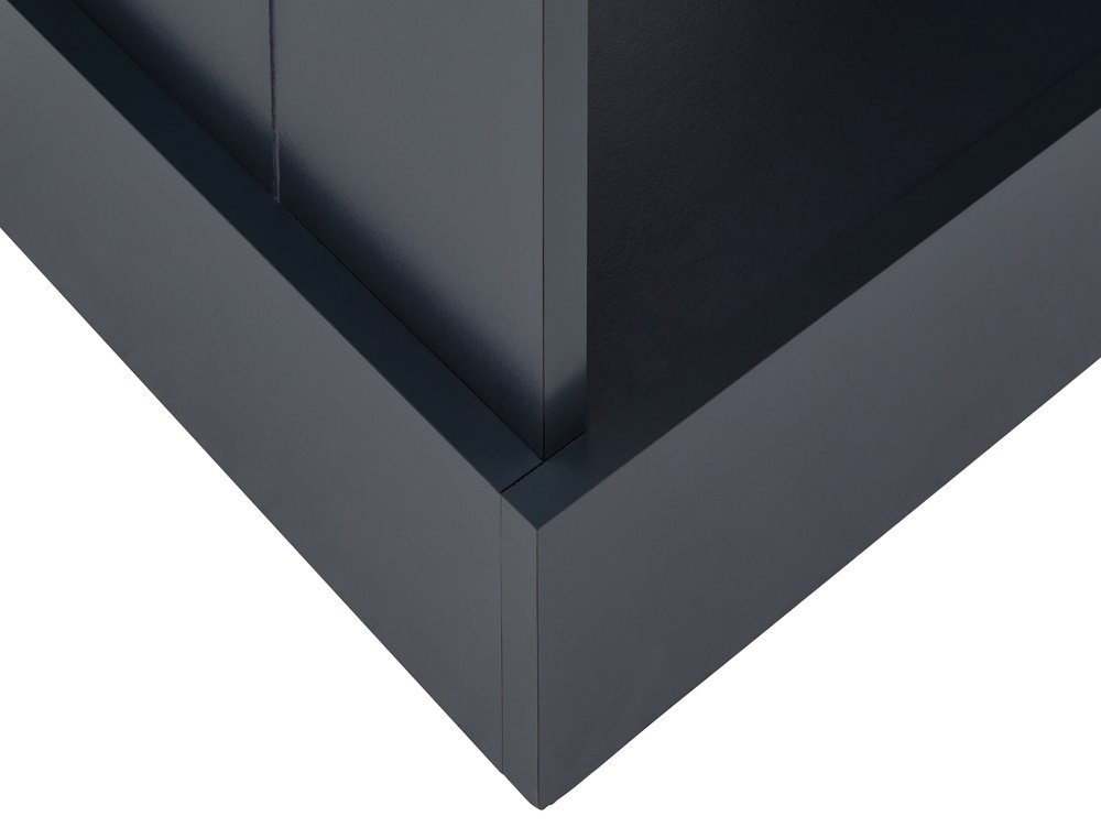 GFW GFW Kendal Slate Blue and Oak Lamp Table (Flat Packed)