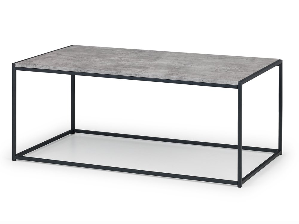 Julian Bowen Julian Bowen Staten Concrete Effect Coffee Table (Flat Packed)