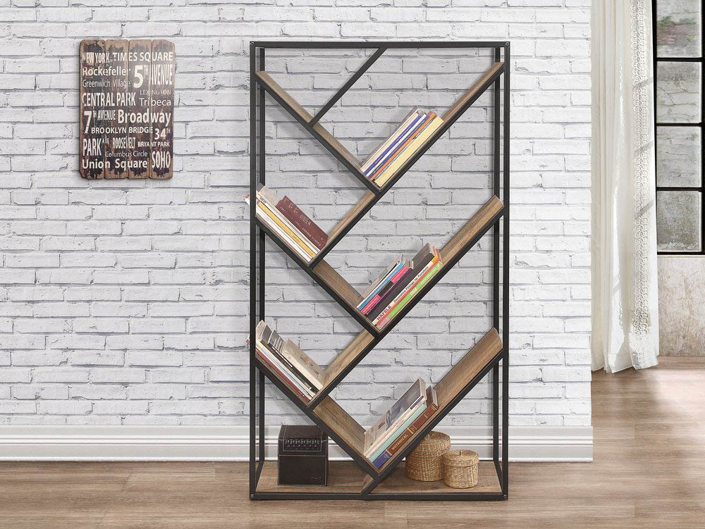 Birlea Birlea Urban Rustic Diagonal Bookcase (Flat Packed)
