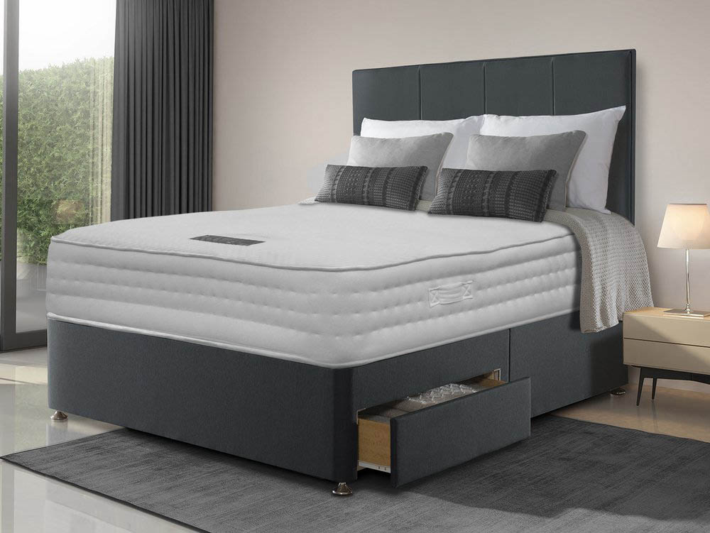 ASC ASC Marseille Pocket 2000 4ft6 Double Mattress with Divan Base