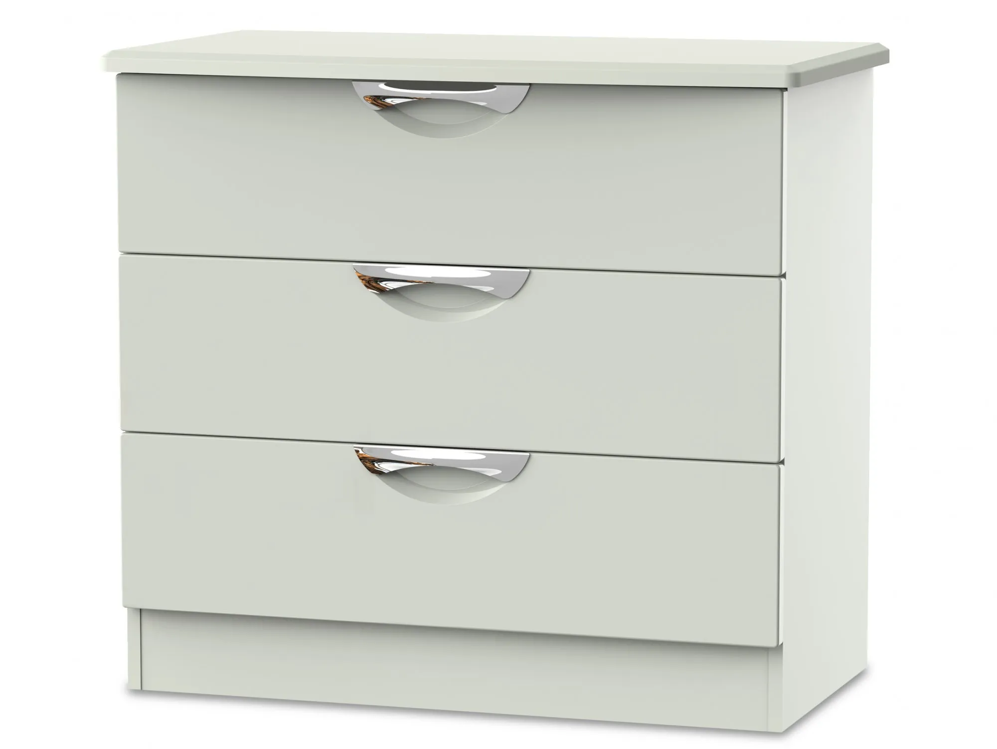 ASC ASC Corsica 3 Drawer Low Chest of Drawers (Assembled)