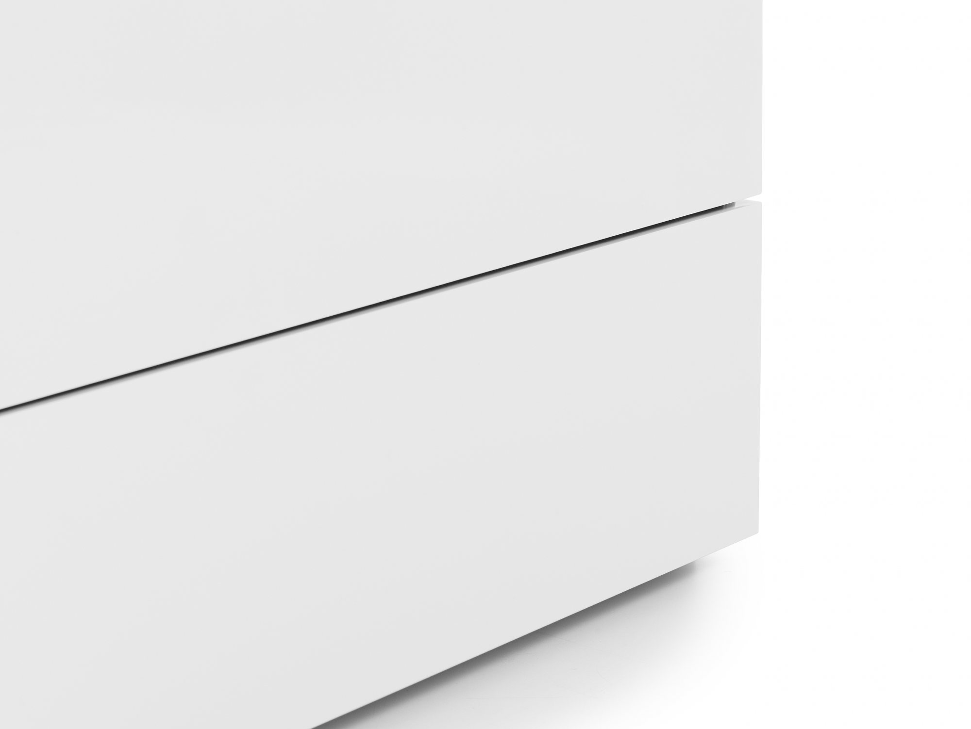 Julian Bowen Julian Bowen Monaco White High Gloss 6 Drawer Wide Chest (Flat Packed)