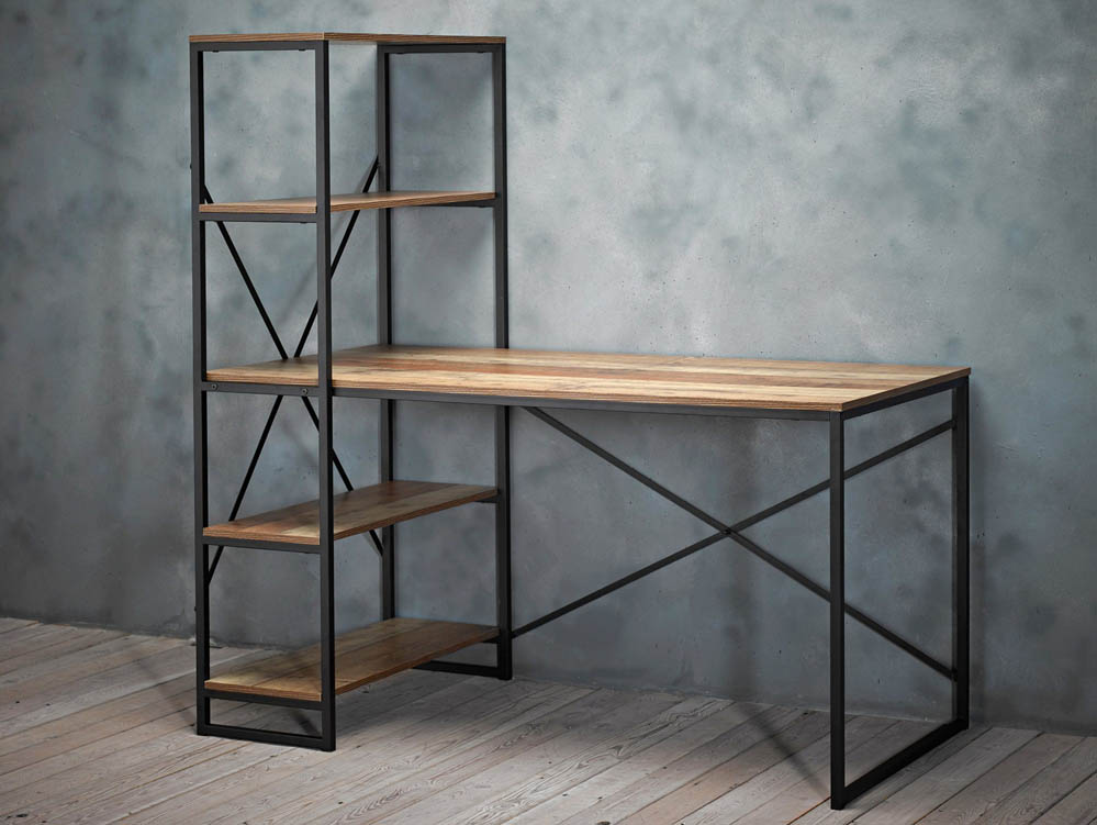 LPD LPD Hoxton Rustic Workstation (Flat Packed)