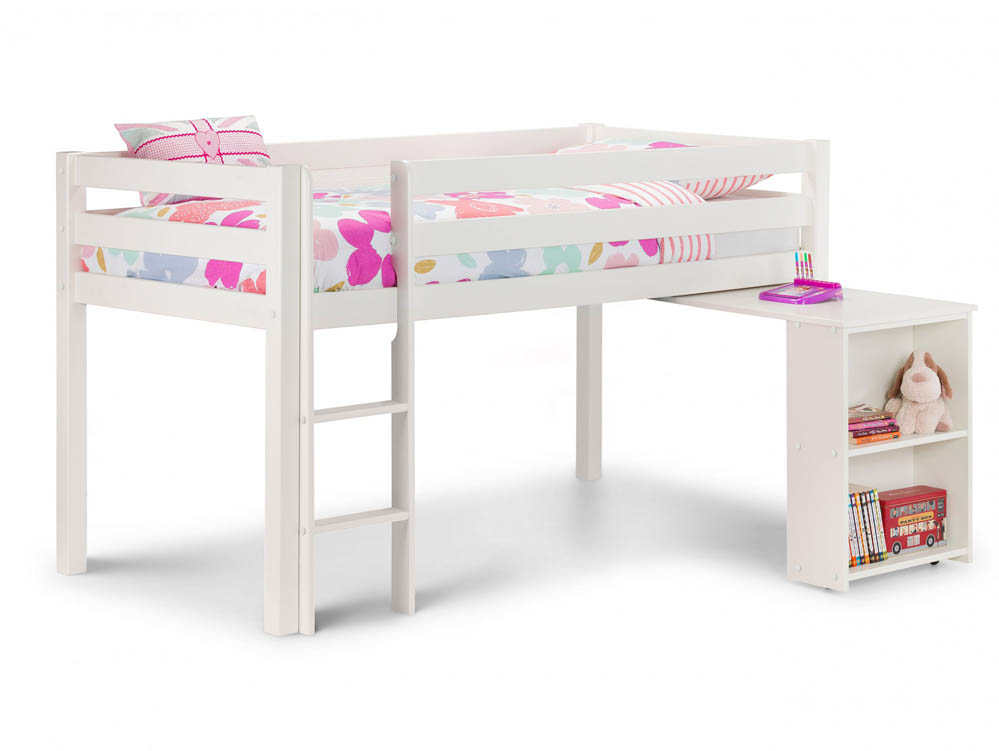 Julian Bowen Julian Bowen Wendy 3ft Single Surf White Mid Sleeper Bed Frame