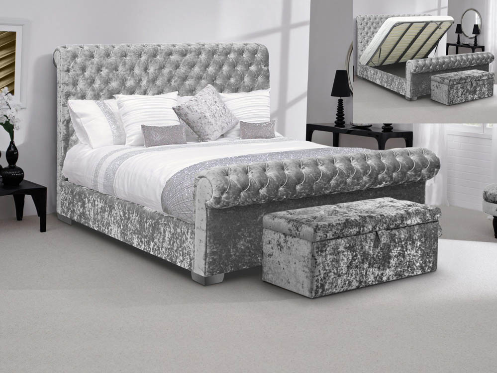 Asc Avia 6ft Super King Size Upholstered Fabric Ottoman Bed Frame Archers Sleepcentre Upholstered Fabric Ottoman Bed Frame, Super King Size Ottoman Bed Finance