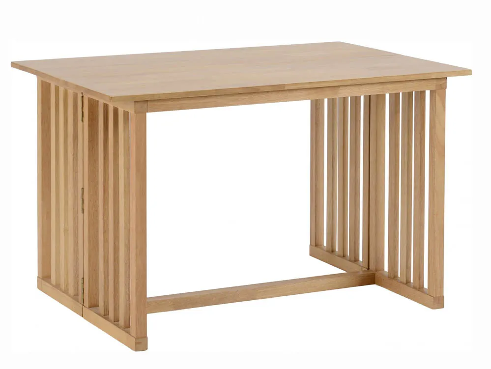 Seconique Seconique Richmond Oak Foldaway Extending Dining Table and 4 Stool Set