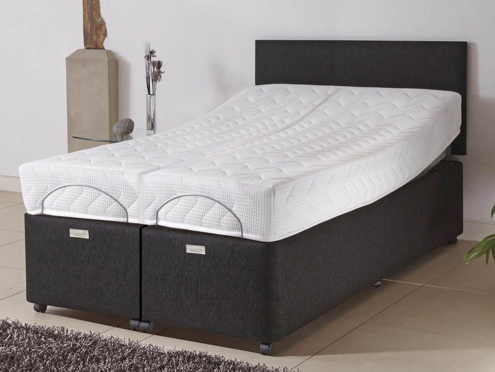 Ease Electro Reflexer Medium Electric Adjustable 5ft King Size Bed 2 X 2ft6 Archers Sleepcentre Ease Electro Reflexer Medium, Electric Adjustable King Size Bed Frame