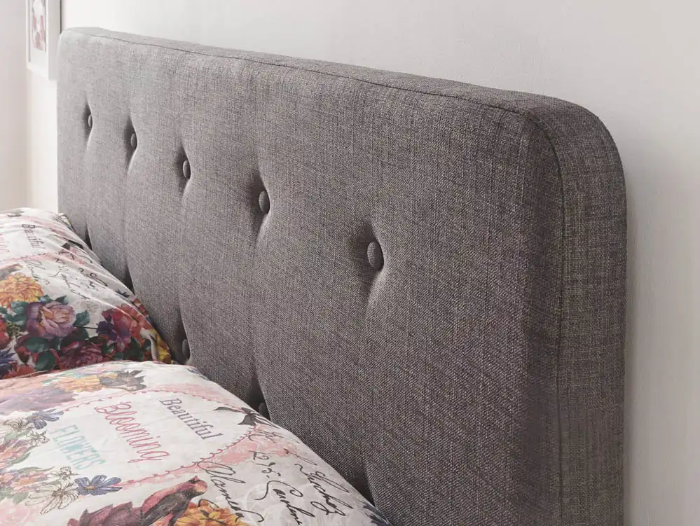 GFW GFW Ashbourne Dark Grey Fabric Ottoman Bed Frame