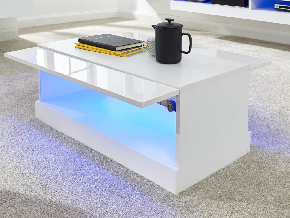GFW GFW Galicia White Coffee Table (Flat Packed)