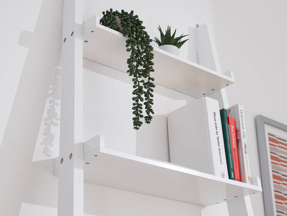 GFW GFW Stockholm White Ladder Desk (Flat Packed)