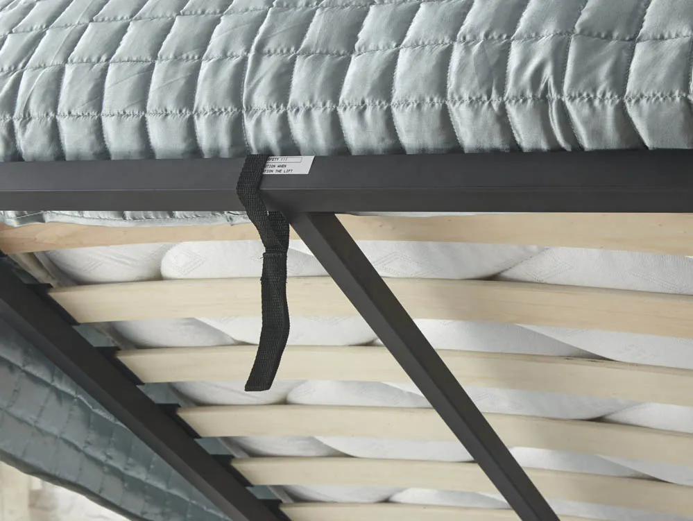 GFW GFW Madrid White Wooden Ottoman Bed Frame