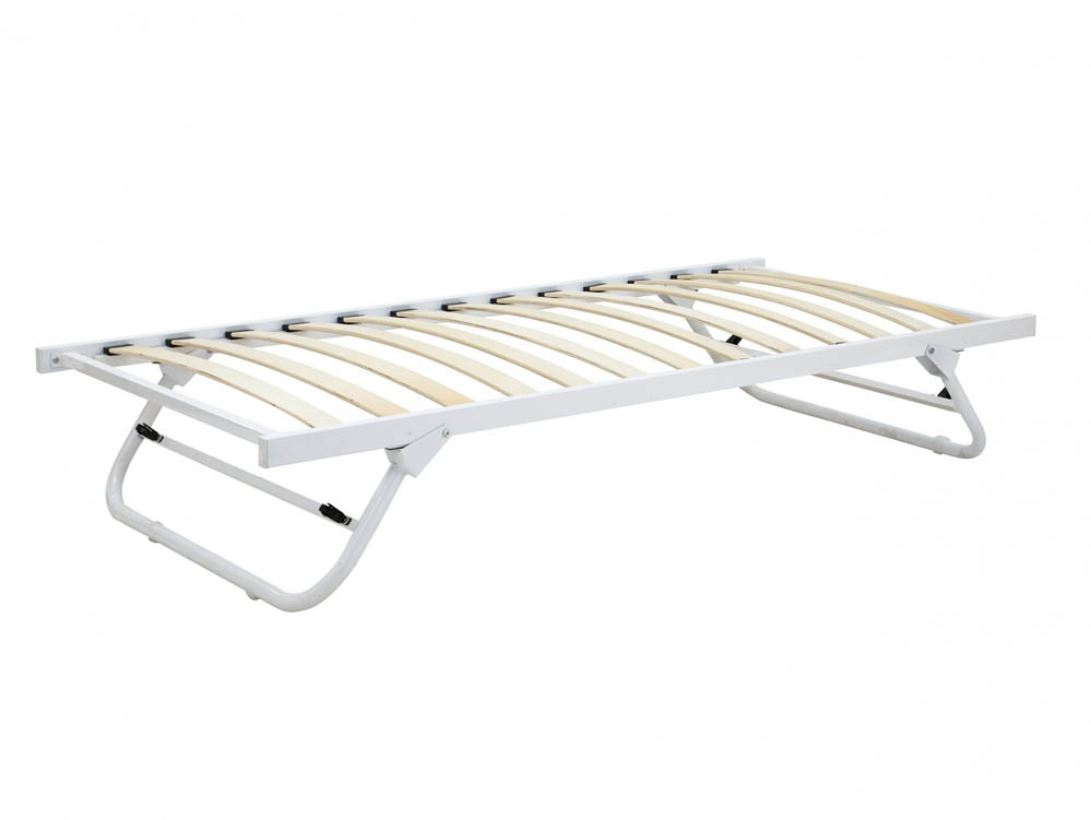 GFW GFW Madison 3ft Single White Trundle Under Bed Frame