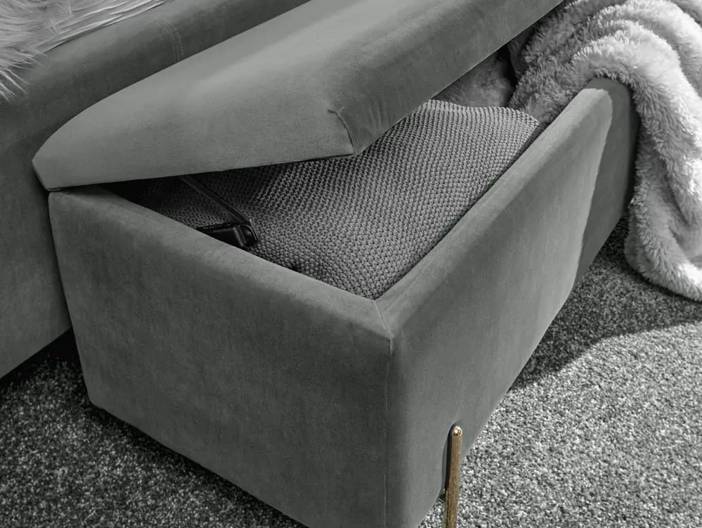 GFW GFW Mystica Grey Ottoman Storage Bench