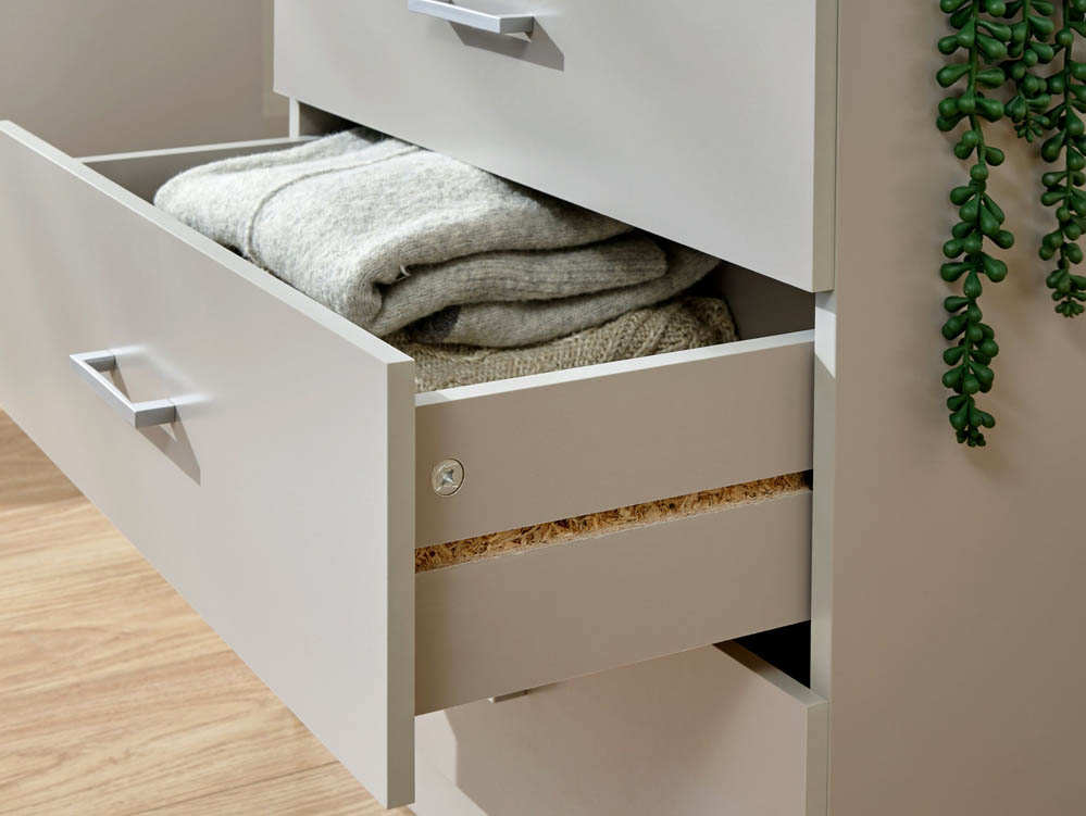 GFW GFW Panama Grey 3 Piece Bedroom Furniture Package (Flat Packed)