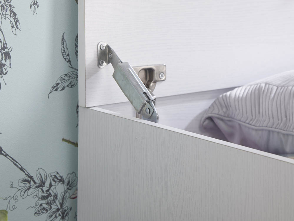 GFW GFW Panama White Blanket Box (Flat Packed)