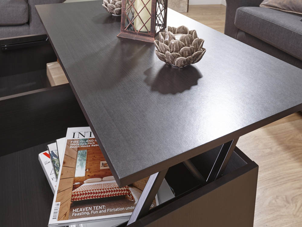 GFW GFW Ultimate Espresso 2 Drawer Storage Coffee Table (Flat Packed)