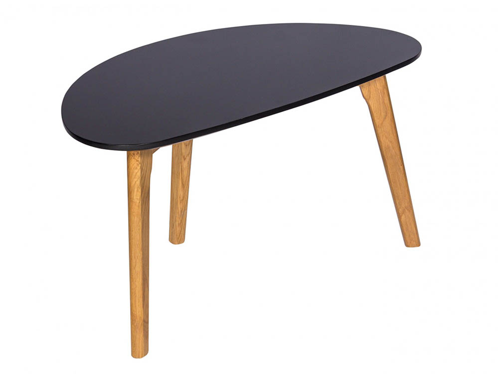 LPD LPD Astro Black and Oak Coffee Table (Flat Packed)