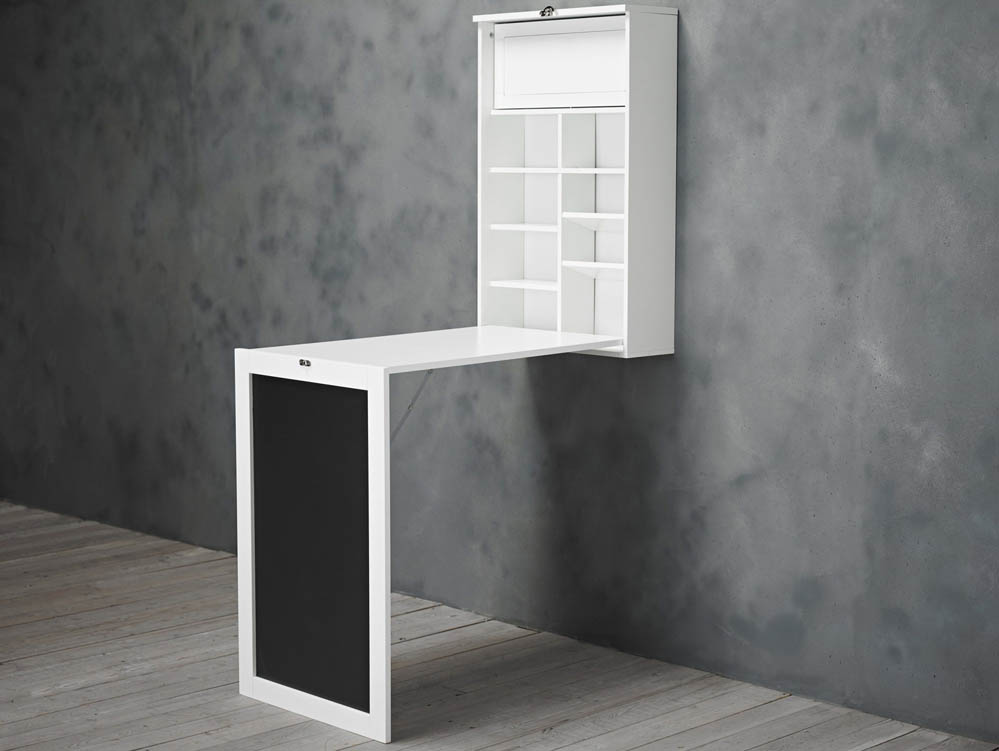 LPD LPD Arlo White Foldaway Wall Desk (Flat Packed)