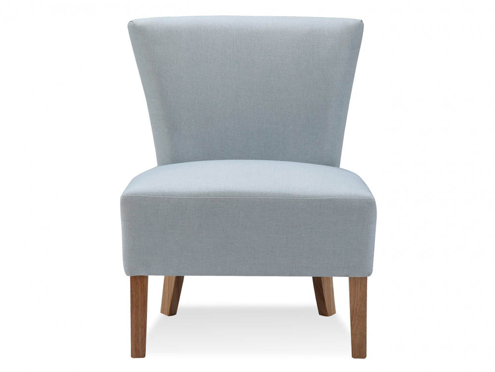 LPD LPD Austen Duck Egg Upholstered Fabric Accent Chair