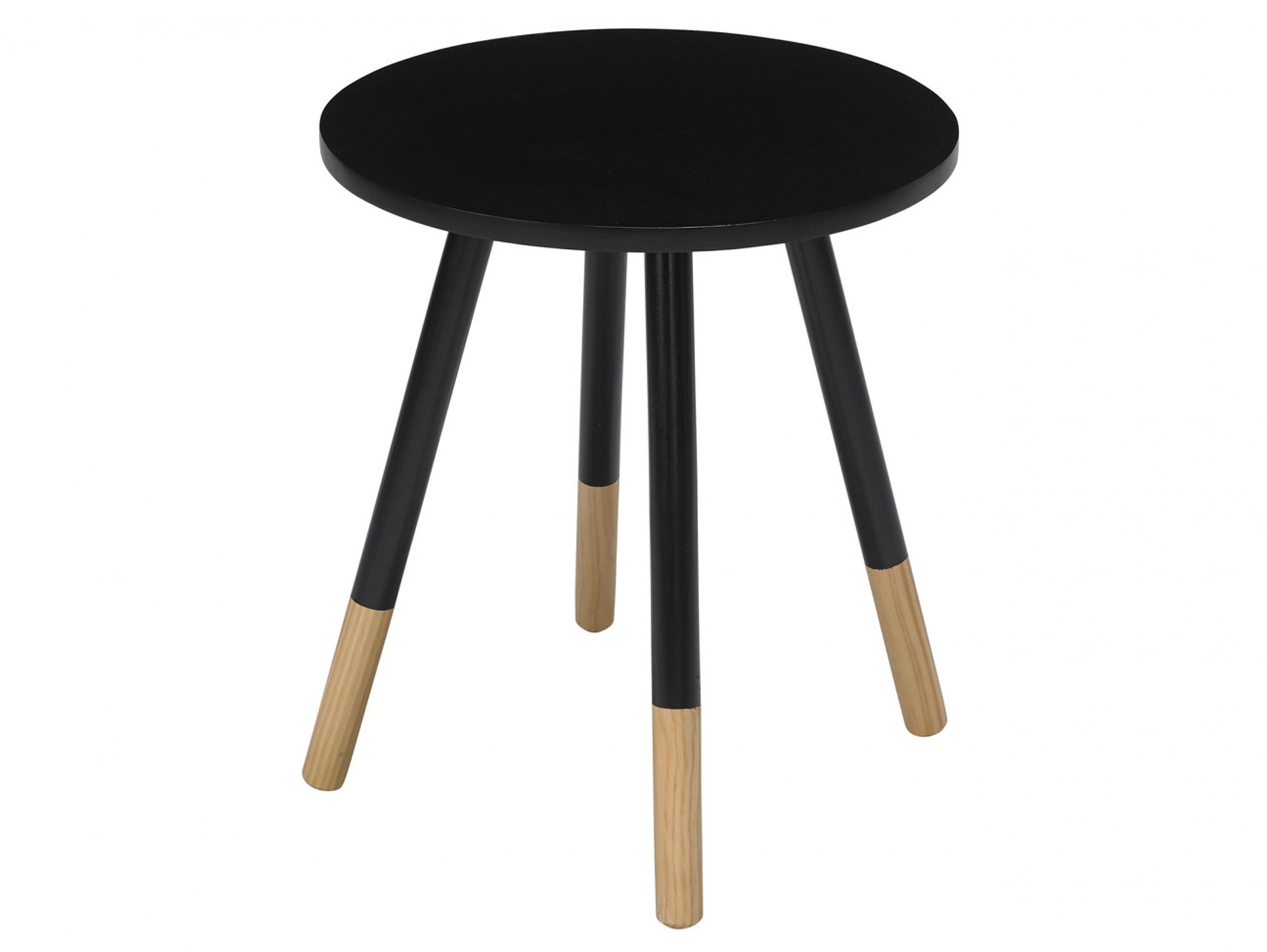 LPD LPD Costa Black Lamp Table (Flat Packed)