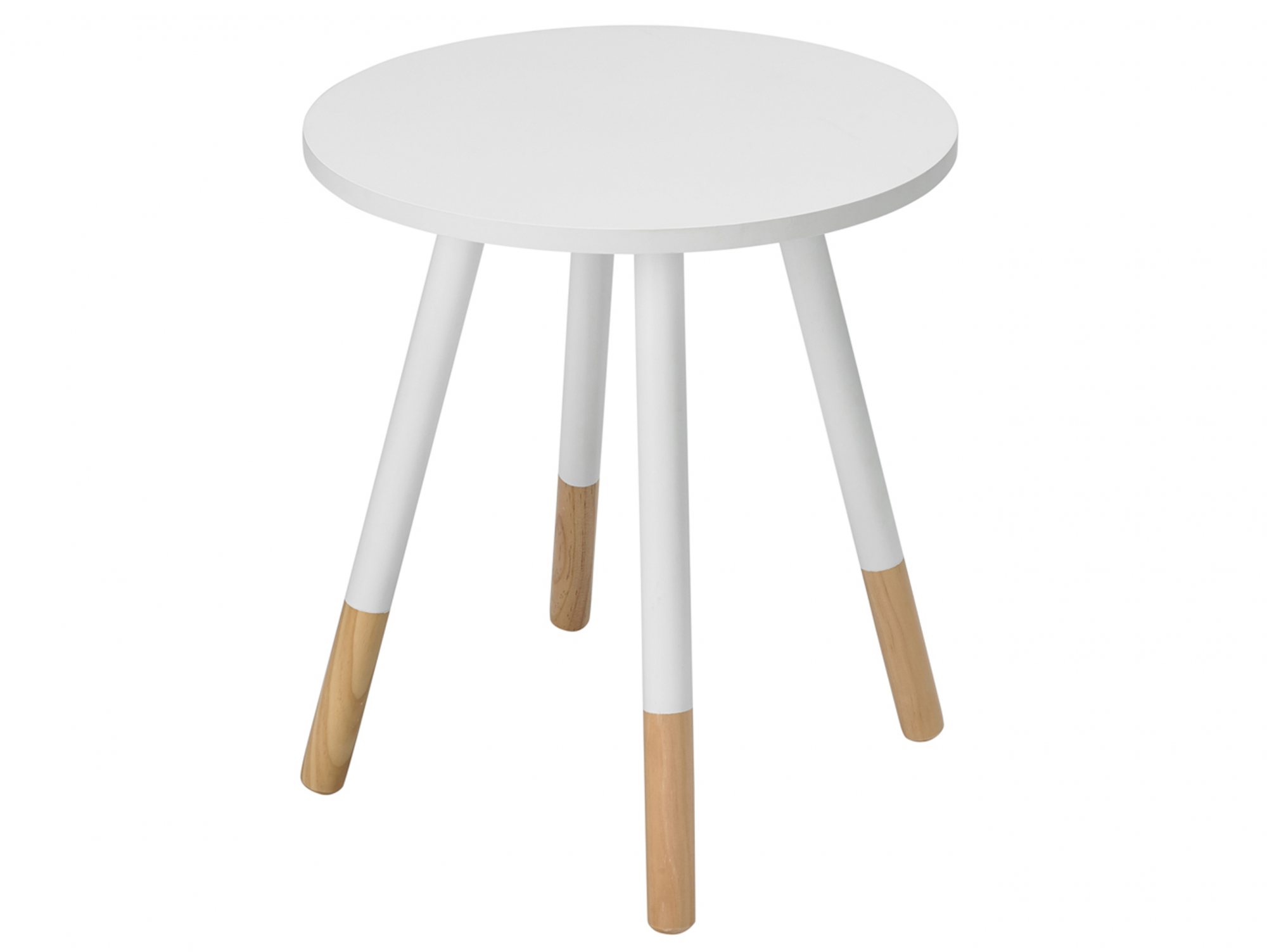 LPD LPD Costa White Lamp Table (Flat Packed)