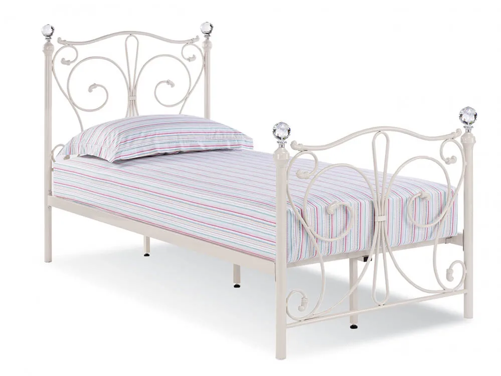 LPD LPD Florence 3ft Single White Metal Bed Frame