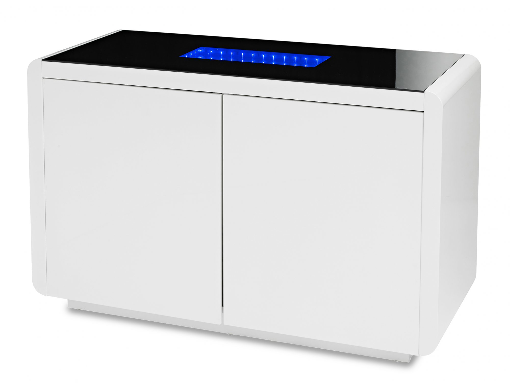 LPD LPD Matrix White High Gloss 2 Door Sideboard with LED (Flat Packed)