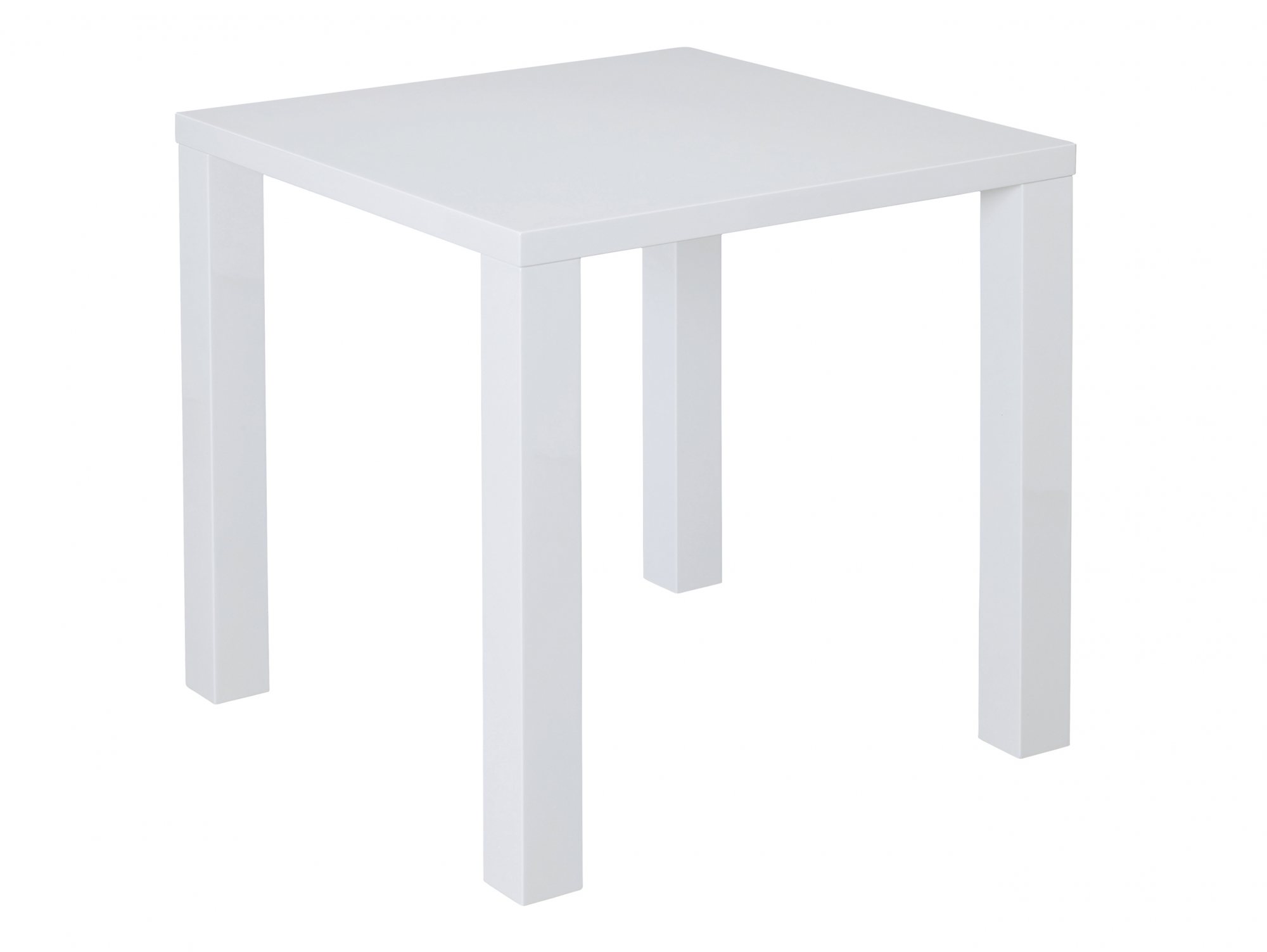 LPD LPD Monroe Puro 79cm White High Gloss Dining Table (Flat Packed)