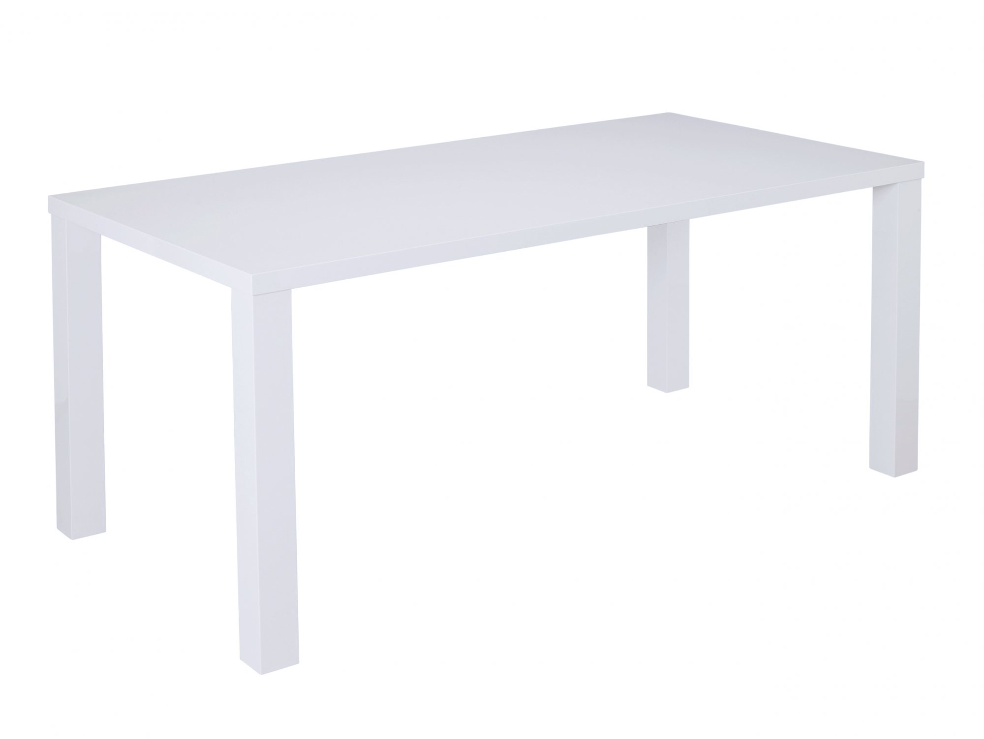 LPD LPD Monroe Puro 120cm White High Gloss Dining Table (Flat Packed)