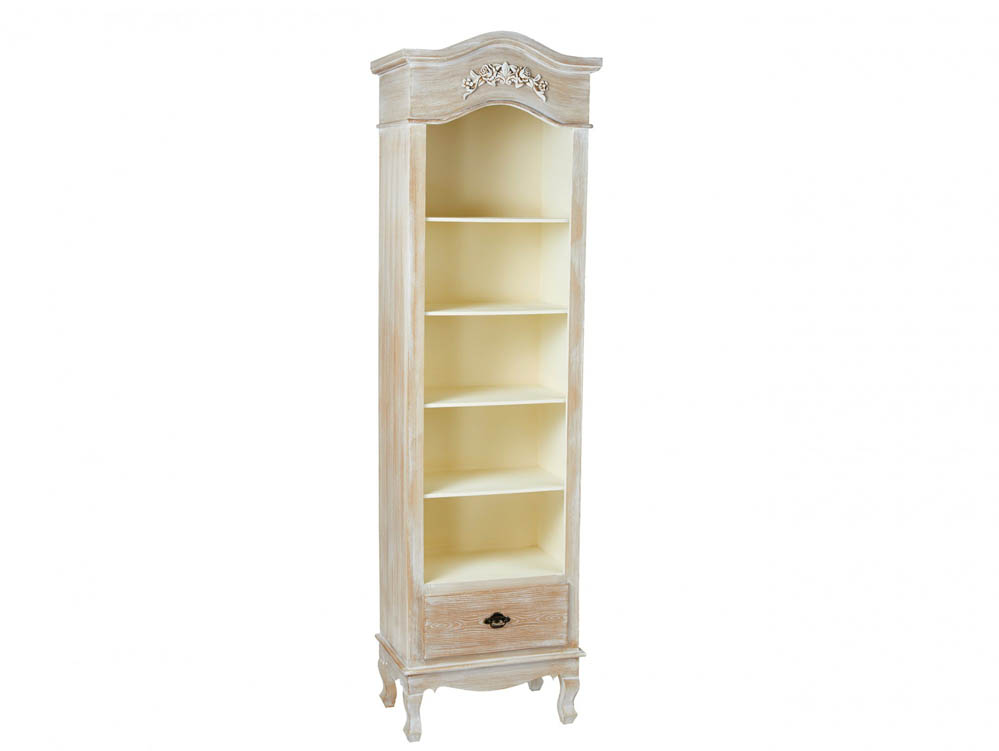 LPD LPD Provence Oak 1 Drawer Bookcase (Flat Packed)