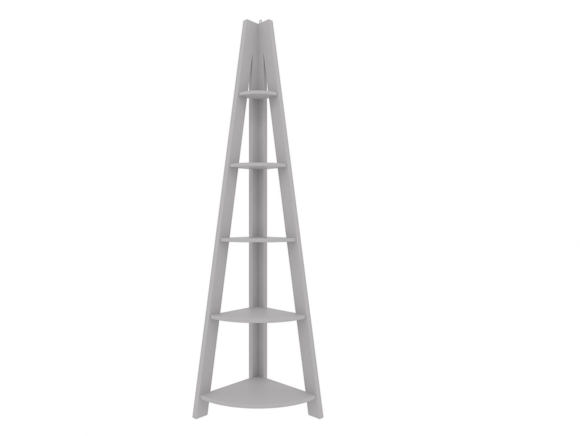 LPD LPD Tiva Grey Corner Ladder Shelving Unit (Flat Packed)