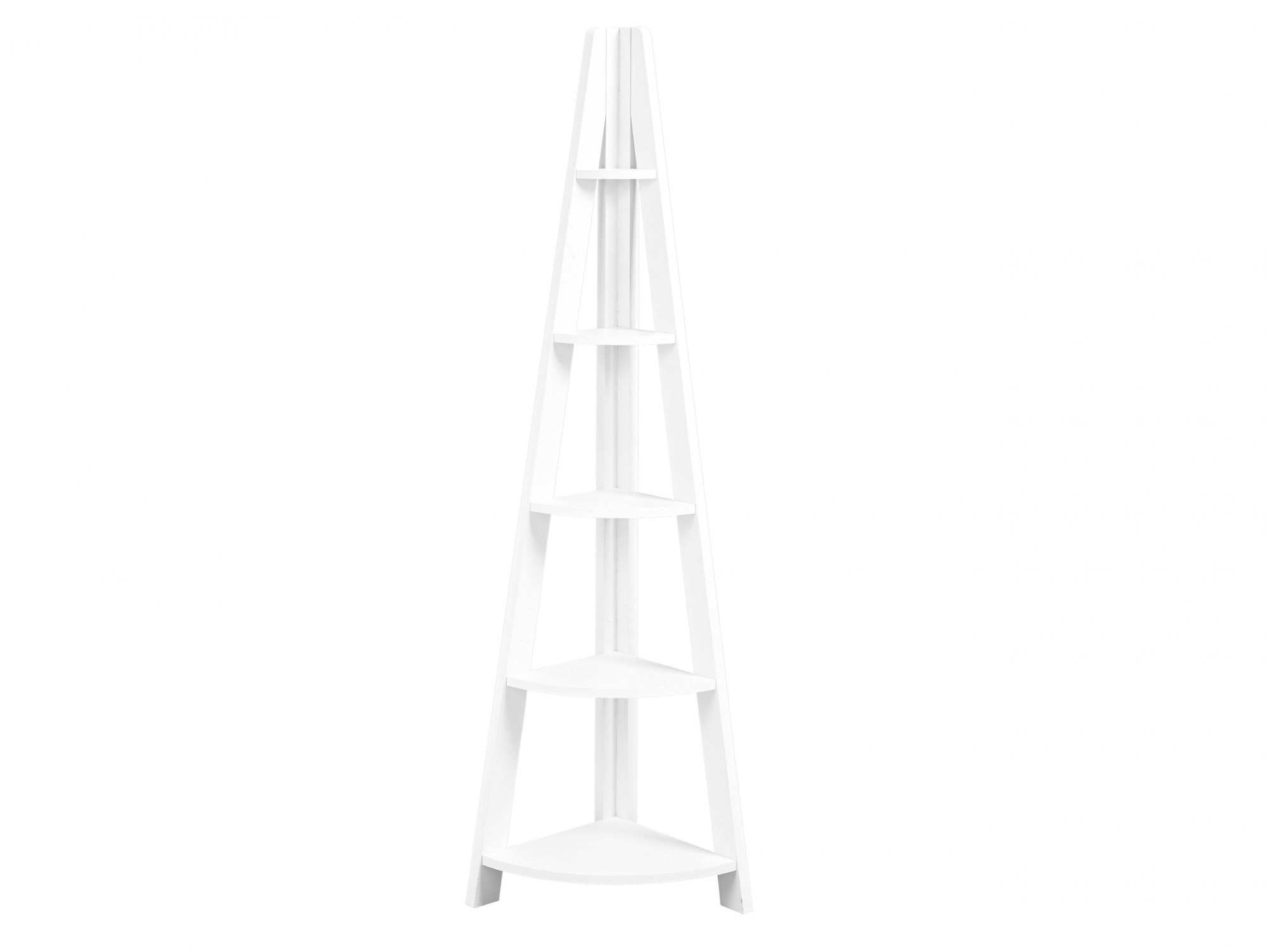 LPD LPD Tiva White Corner Ladder Shelving Unit (Flat Packed)