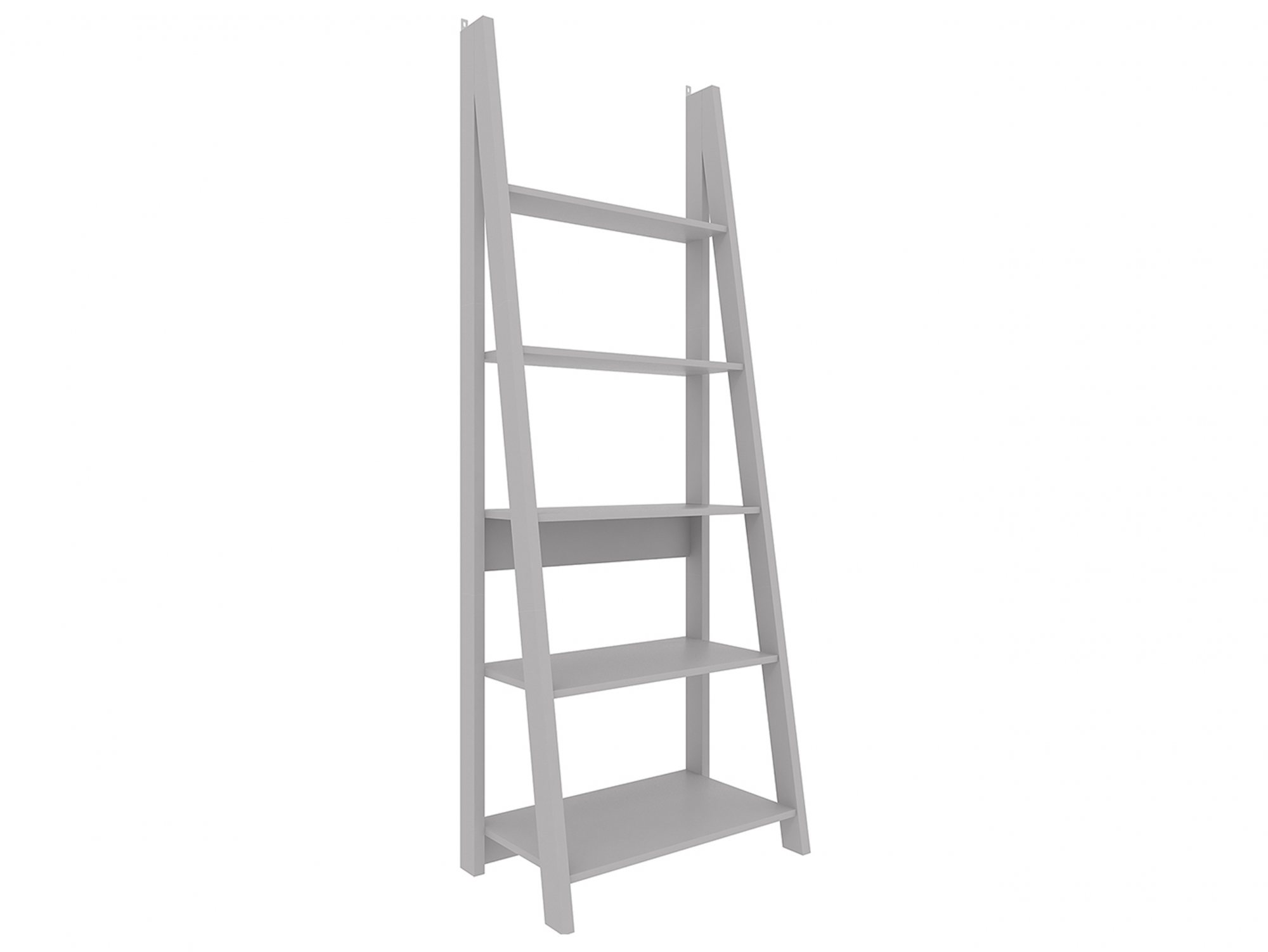 LPD LPD Tiva Grey 5 Tier Ladder Bookcase (Flat Packed)