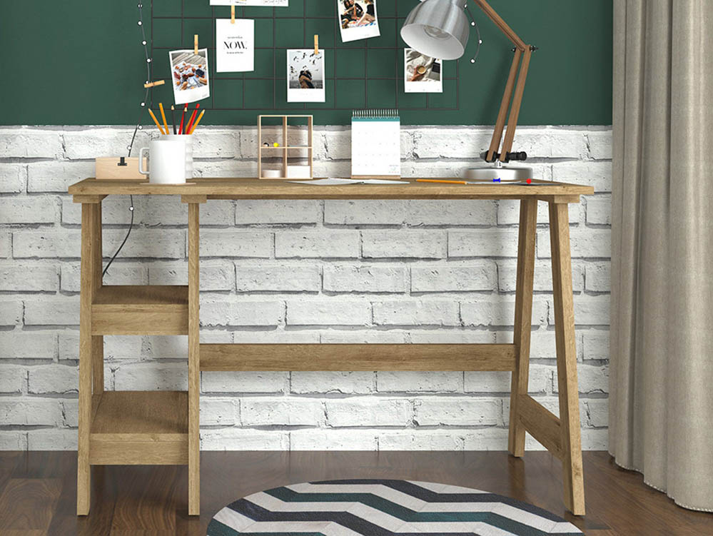 LPD LPD Tiva Oak Desk (Flat Packed)